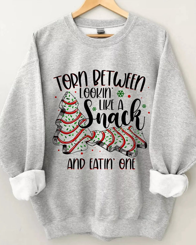 Torn Between Lookin' Like a Snack and Eatin' One Sweatshirt