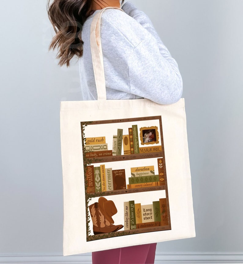 TS Bookshelf Tote Bag