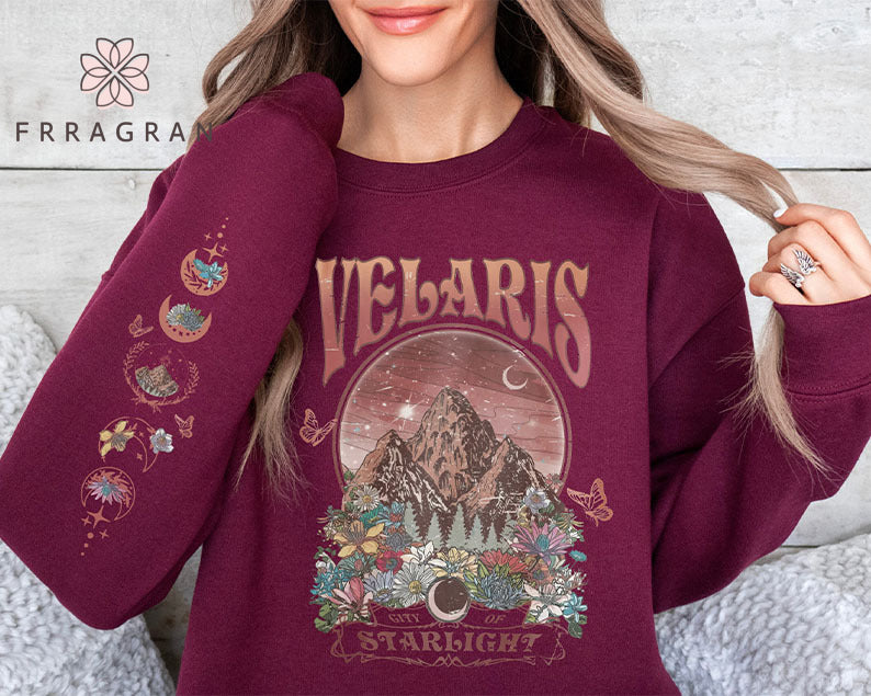 Velaris City Of Starlight Two-Sided Sweatshirt