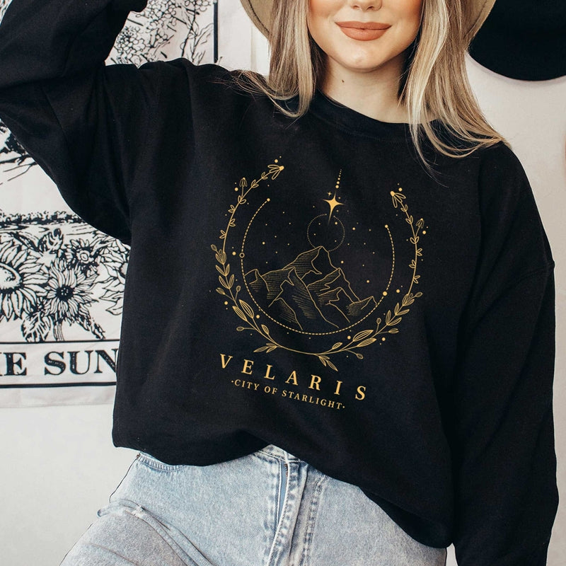 SJM - Gold print -Velaris sweatshirt