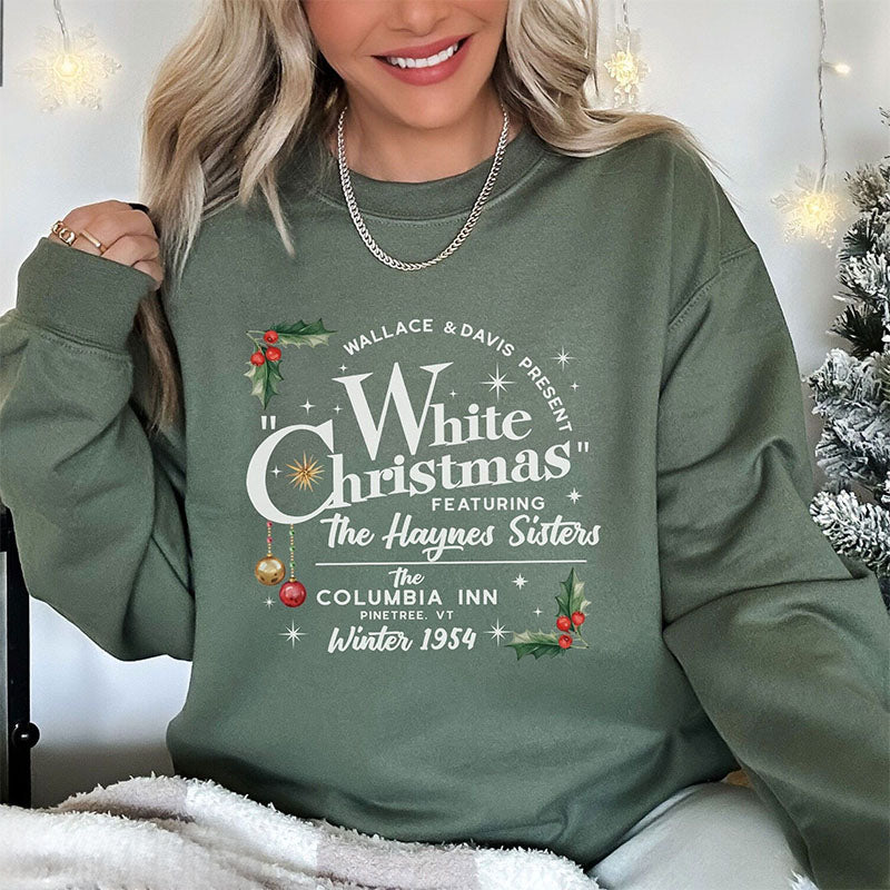White Christmas Movie Crewneck Sweatshirt