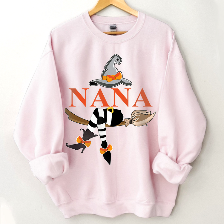 Nana Witch Halloween Sweatshirt
