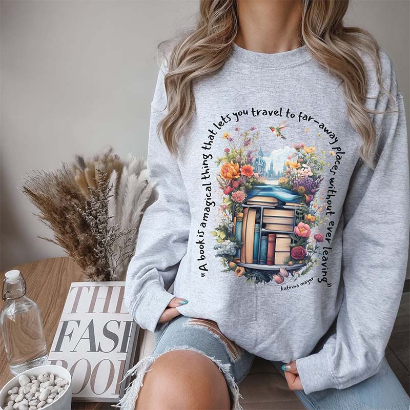 Reading Book Bookish Sweatshirt
