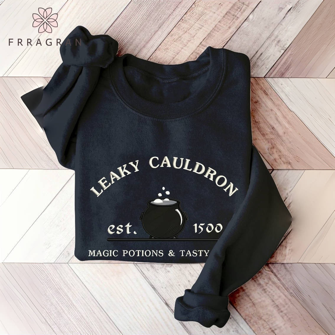 Leaky Cauldron Wizard Book Print Casual Sweatshirt