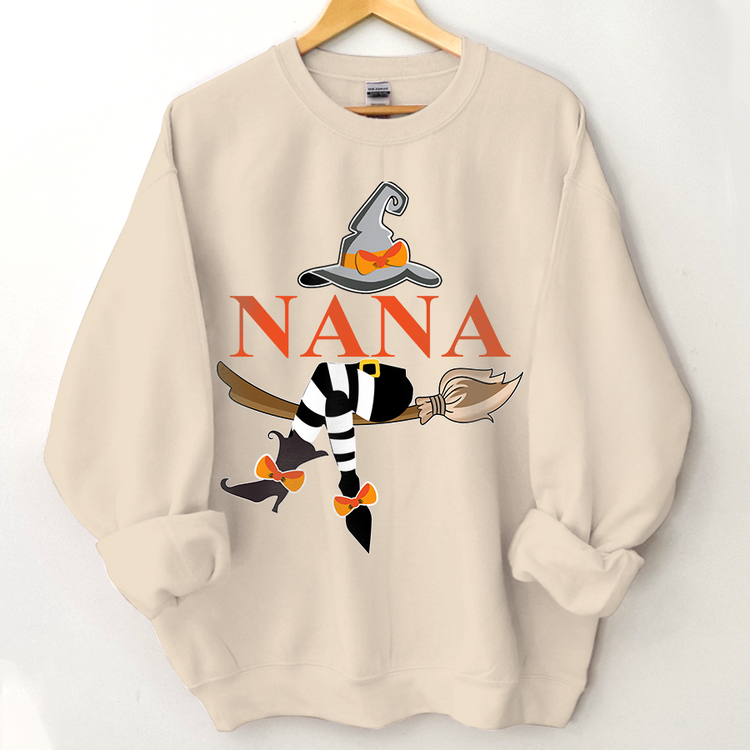 Nana Witch Halloween Sweatshirt