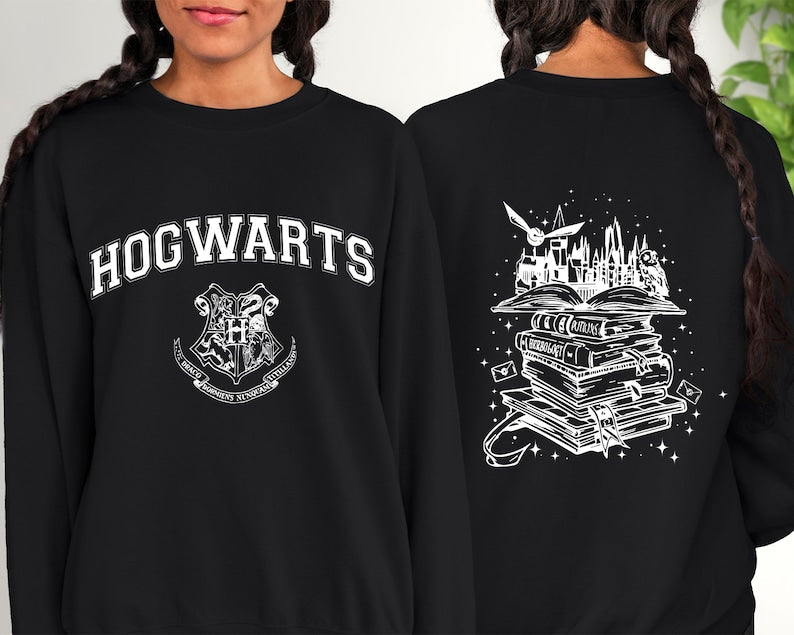 Magical Wizard Castle Book Sweatshirt