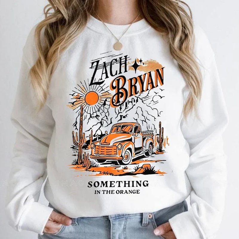 Zach Bryan Something In The Orange Sweatshirt