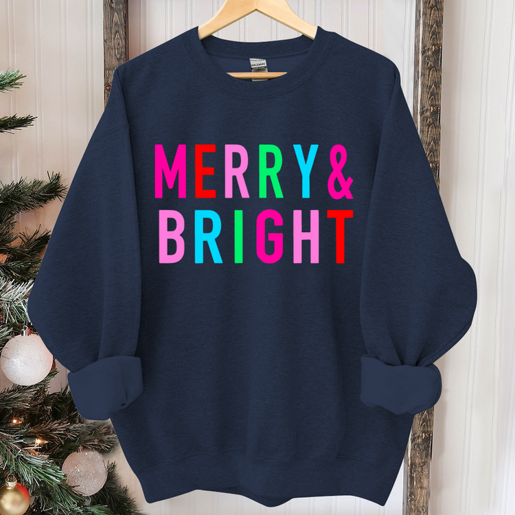 Merry and Bright Crewneck Sweatshirt