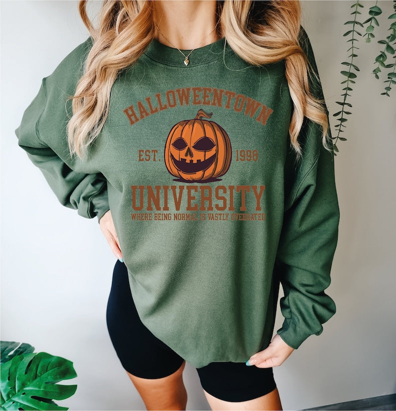 Halloweentown University Pumpkin Sweatshirt