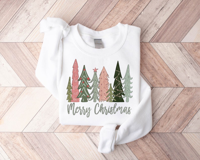 Merry Christmas Tree Sweatshirt