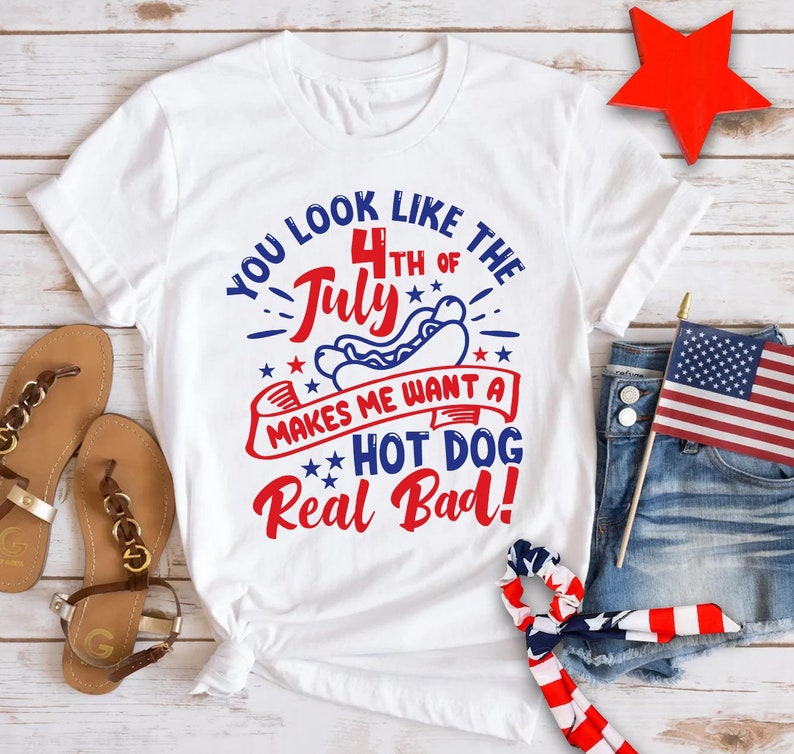 Independence Day Funny 4th July Print T-shirt