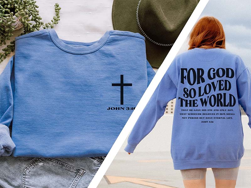 Pullover Faith Crew Neck Sweatshirt