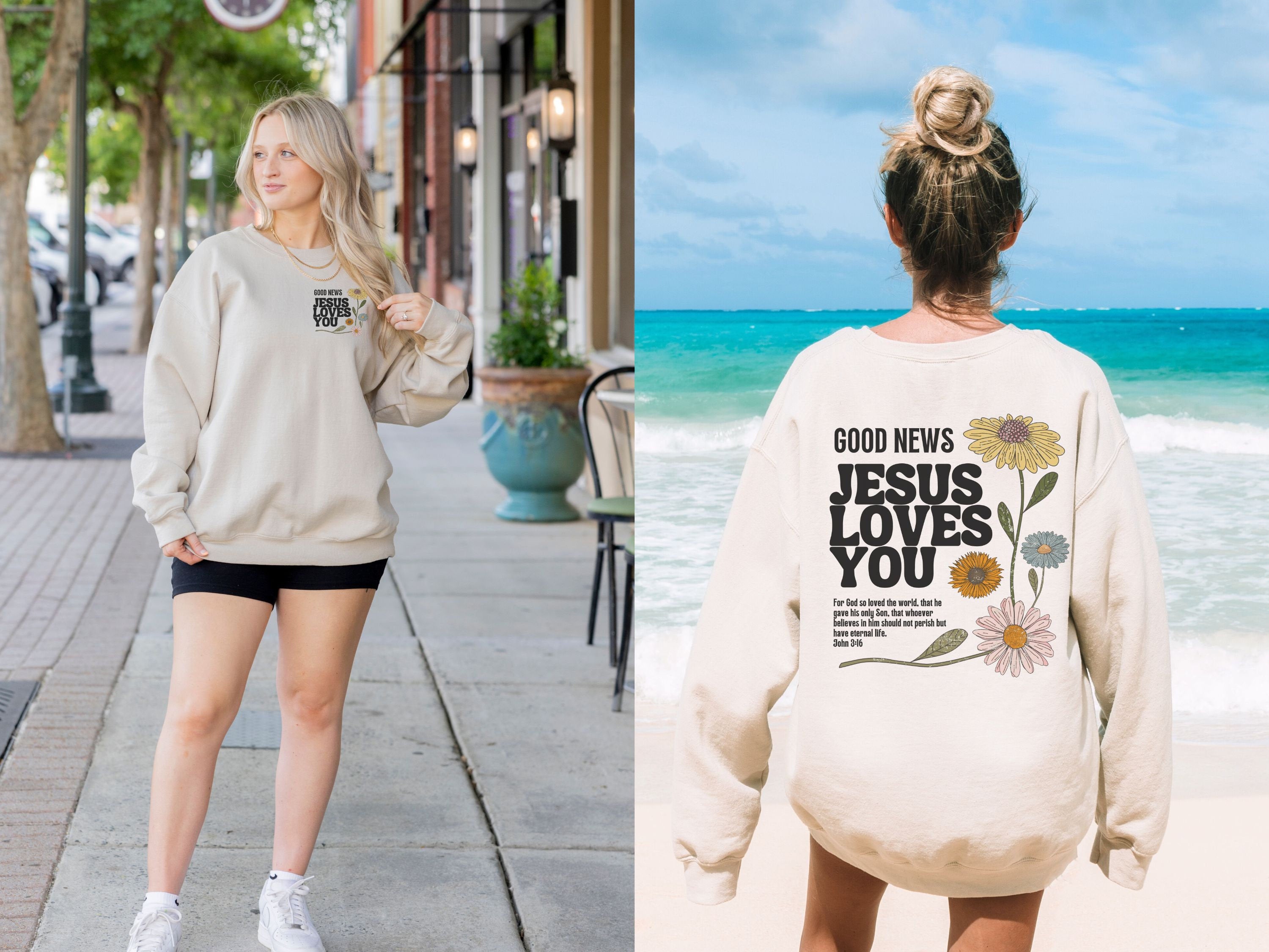 Loves You Crew Neck Sweatshirt