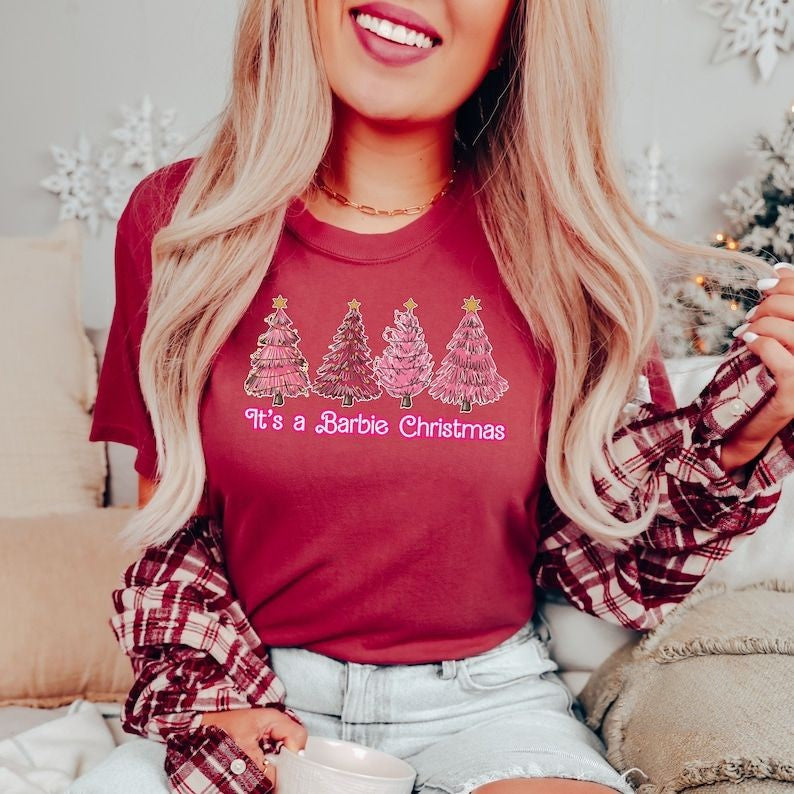 It's a Barbie Christmas T-shirt